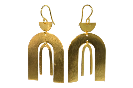 Euro Gold Earrings B140