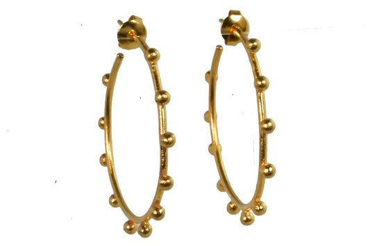 Euro Gold Earrings B39a