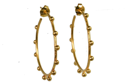 Euro Gold Earrings B39a