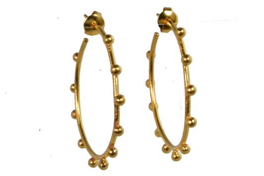 Euro Gold Earrings B39a