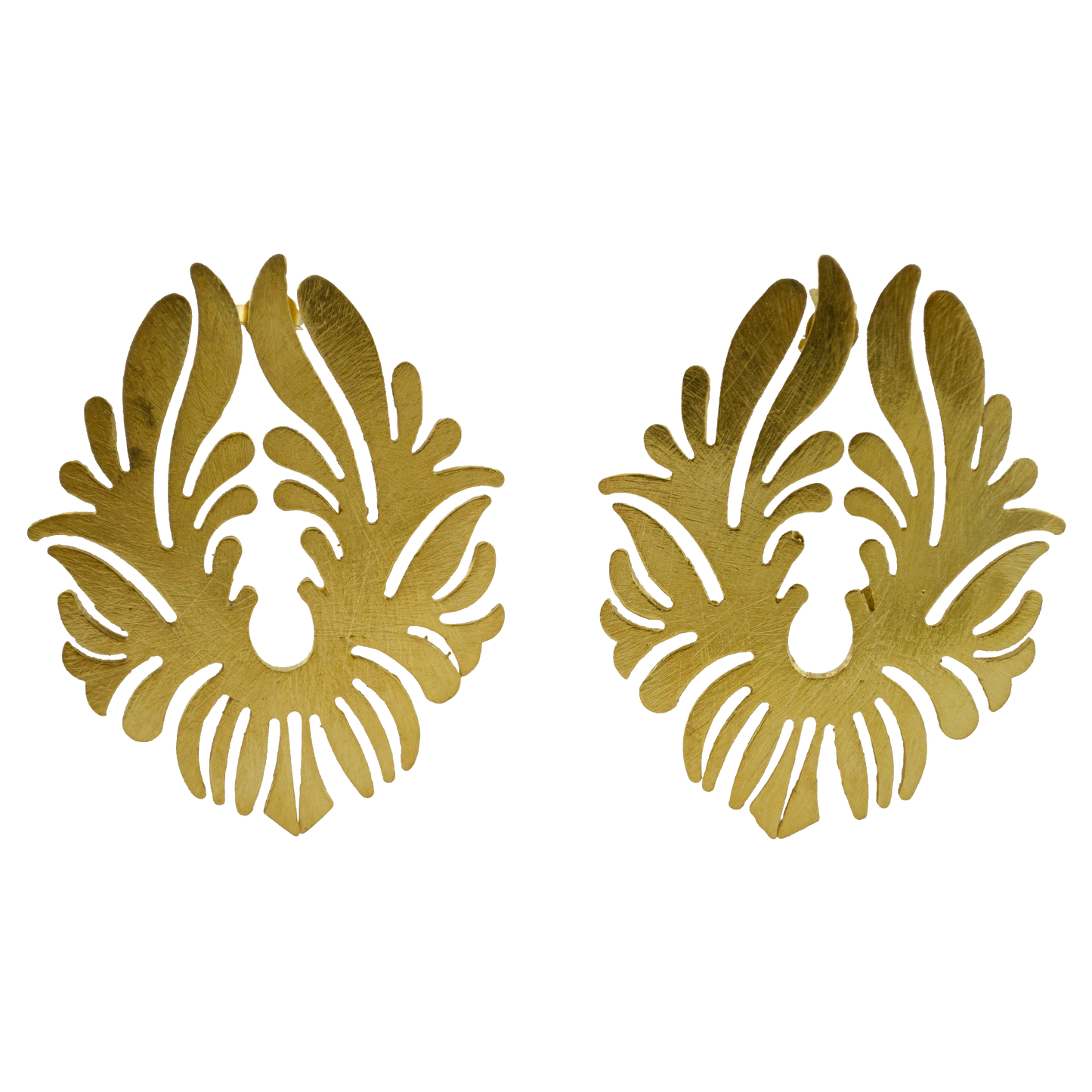 Euro Gold Earrings B64a