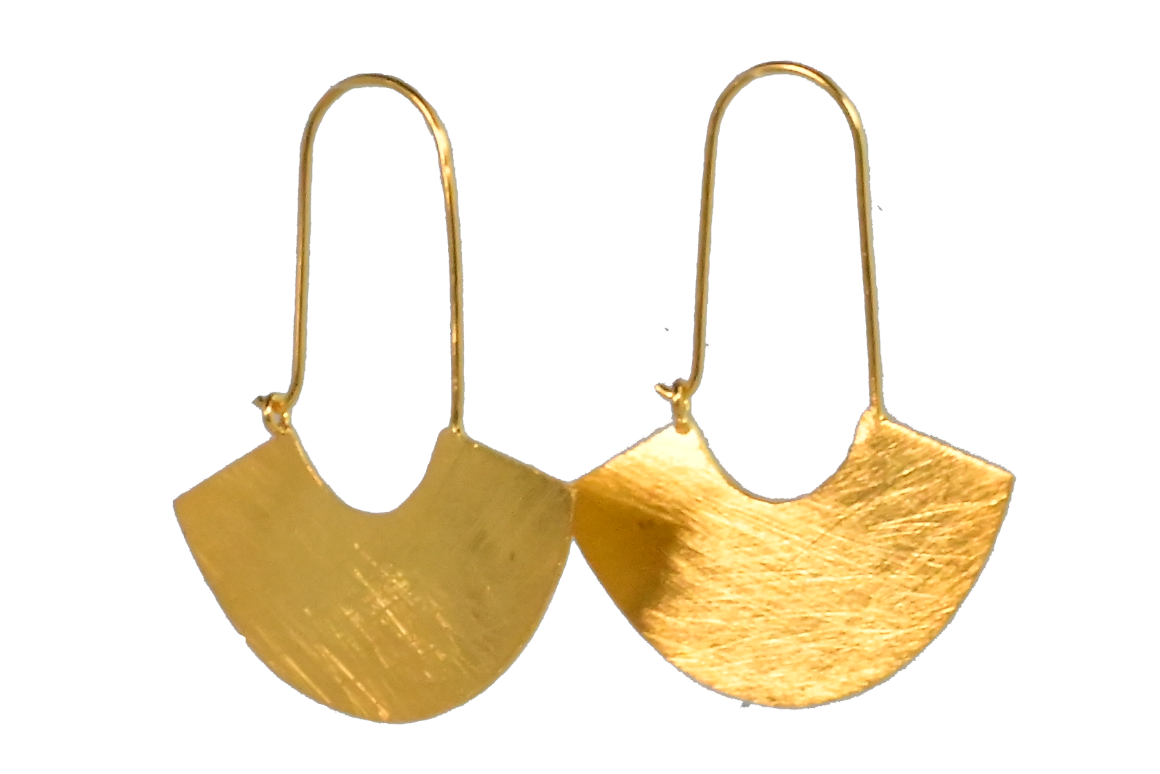 Buy Euro Gold Earrings B94 Earrings in 24K Gold on Brass Matte Finish Melanie Woods Jewelry
