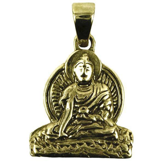Buddha Om Pendant Brass