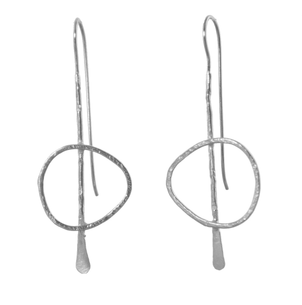 Euro Silver Matisse Hook Earrings C46
