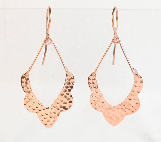 Euro Rose Gold Earrings B13