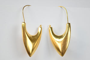 Euro Gold Hook Earrings B89
