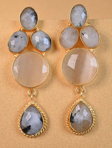 Diva Gold  Earrings Shell. 3 colourway's