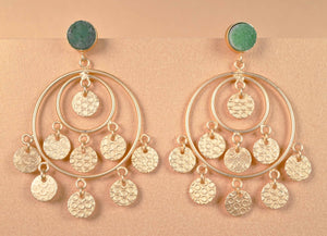 Diva Gold  Earrings AIEG8 multiple colorways