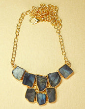 Diva Gold  Necklaces Raw Gemstones, 4 colourway's
