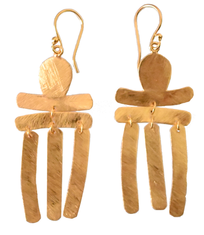 Euro Gold  Earrings B104