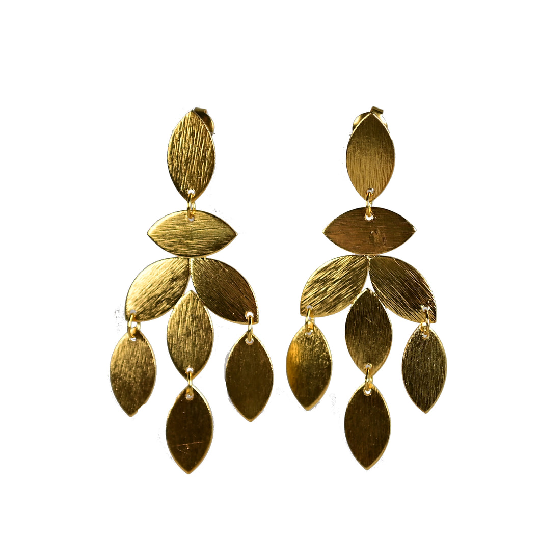 Euro Gold Earrings B141