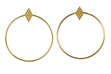 Euro Gold Earrings B151a