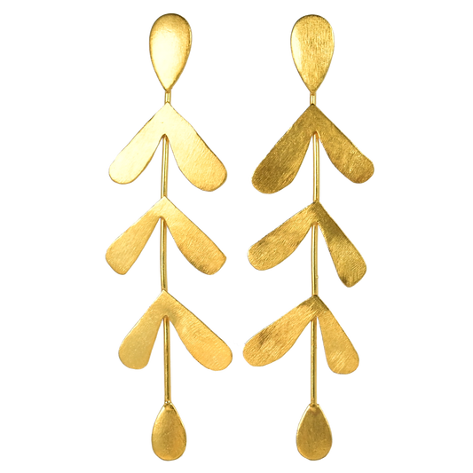 Euro Gold Earrings B130a