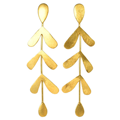 Euro Gold Earrings B130a