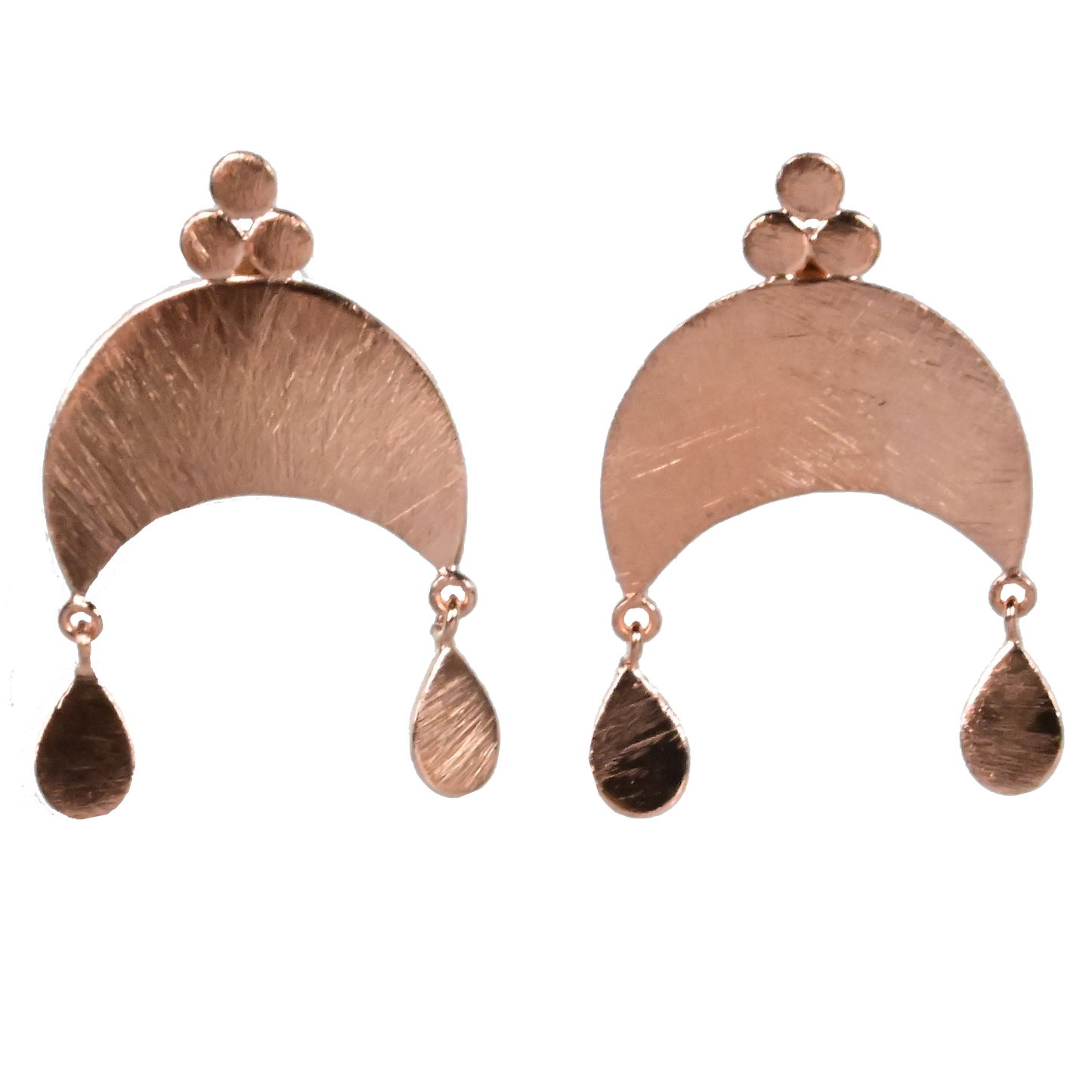 Euro Rose Gold Earrings B9r