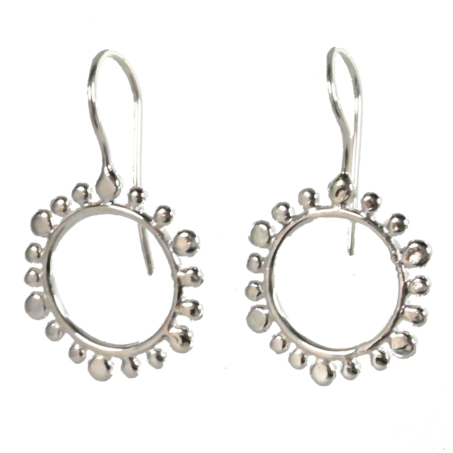 Euro Silver Earrings AIES32414