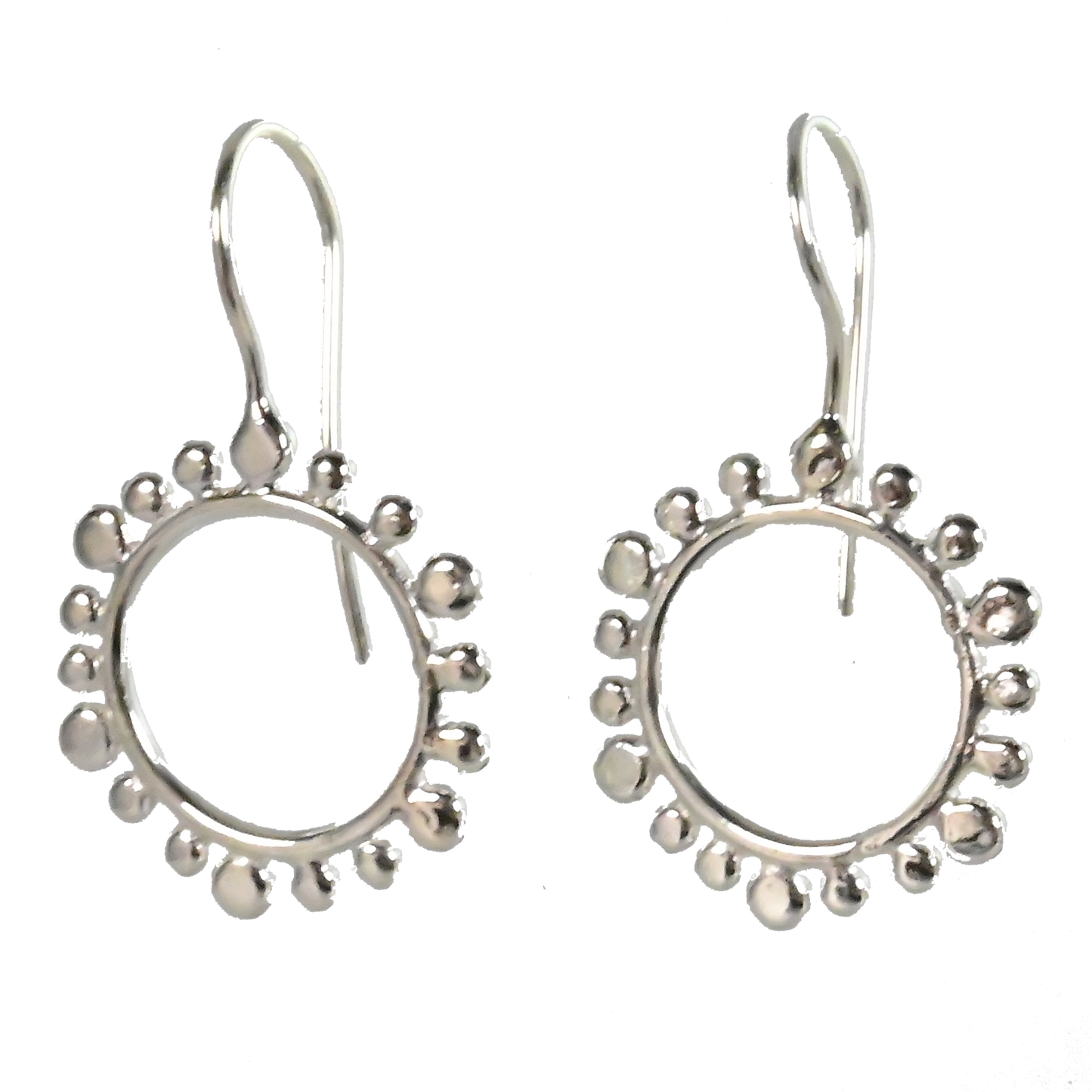 Euro Silver Earrings AIES32414