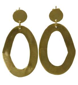 Euro Gold Stud Earrings B53