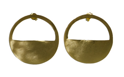 Euro Gold Stud Earrings B52