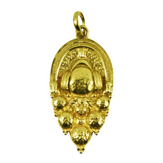 Goddess Pendant Brass