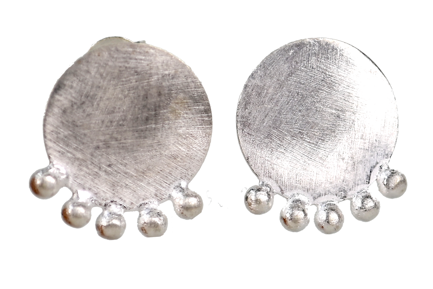 Euro Silver Earrings IAE32215.