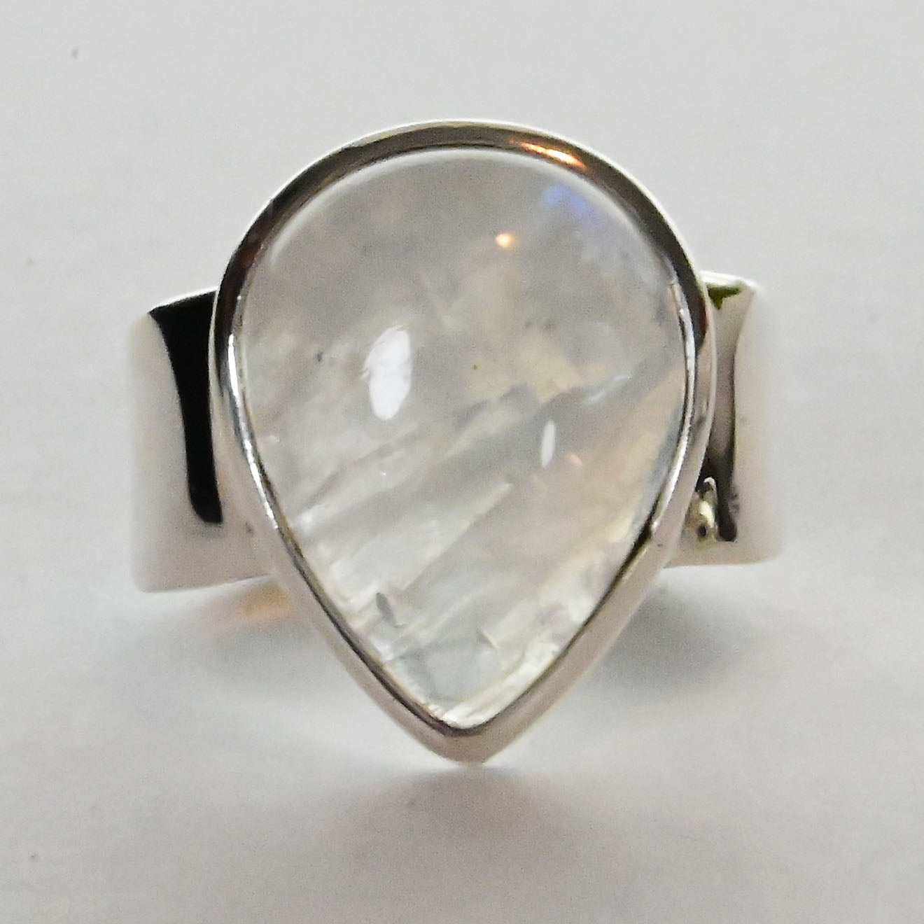 Sterling silver with gorgeous Gemstone Ring. Multiple stone options IARS21a Lux