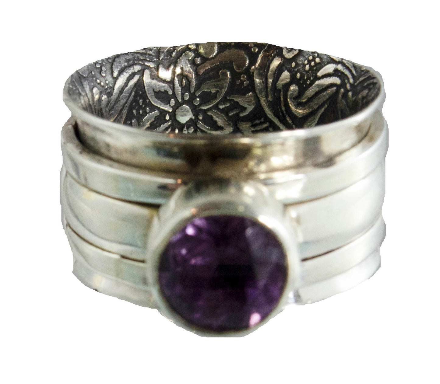 The Secret Garden Gemstone Spinner rings.  lux