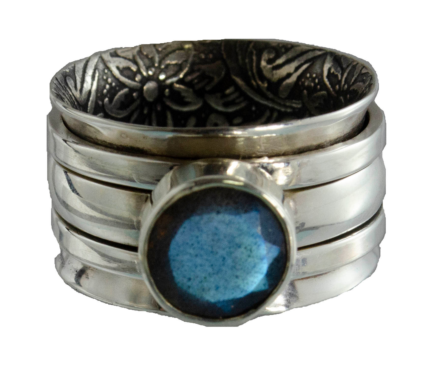 The Secret Garden Gemstone Spinner rings.  lux