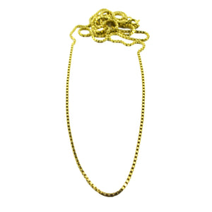 Solid Brass Snake Chain 50cm