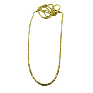 Solid Brass Snake Chain 70cm