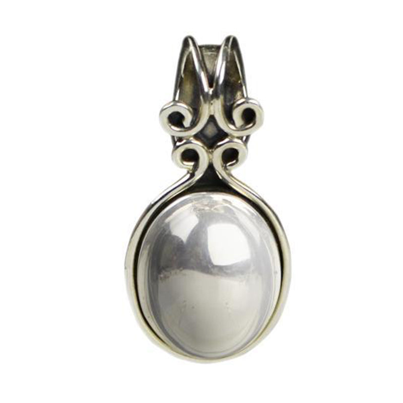 Sterling Silver Classic Swirl Pendant